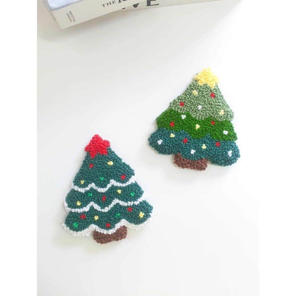 圣诞新款戳戳绣手工杯垫diy材料包毛线解压可爱卡通新手创意礼物,淘宝优惠券,粉丝福利购,淘宝优惠卷