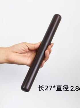 紫光檀烘焙原木擀面杖红木擀面棍家用小号沉水材质檀木擀皮杖