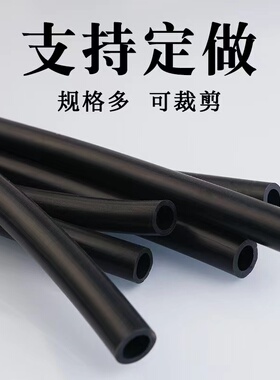 工业硅胶管黑色耐高温软管橡胶管水管防冻耐腐蚀耐磨弹力管蠕动管