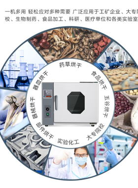 如益立式实验室工业烤箱鼓风干燥箱中药烘箱高温烘干机恒温箱