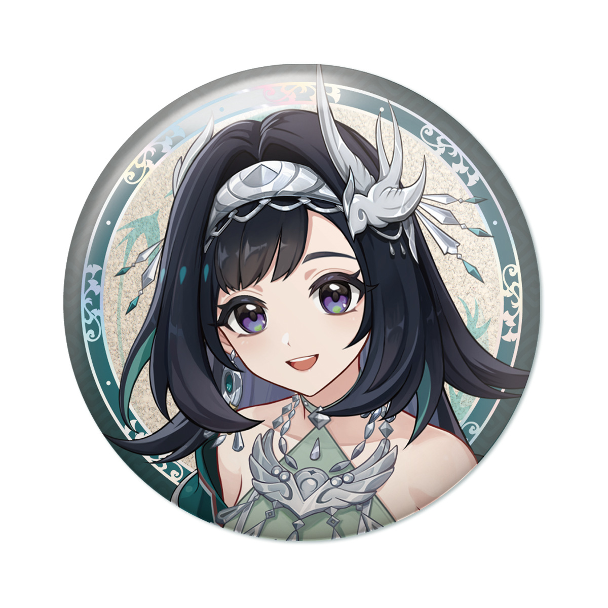 原神贵州非遗联动系列吧唧徽章立牌蓝砚周边贵州联动魈周边谷子 - 图1