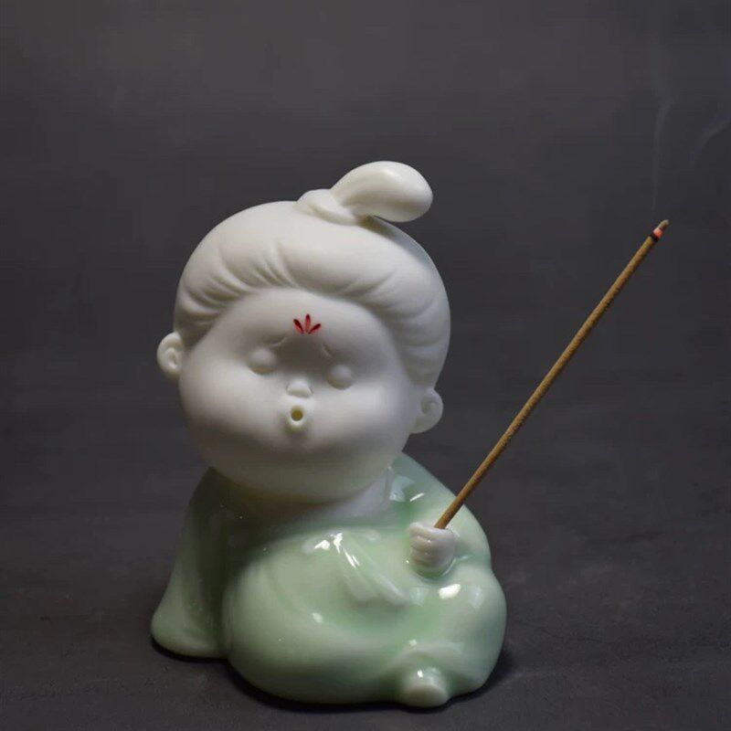 Creative lady palace tea pet boutique pen shelf tea set tea play tea ceremony love home