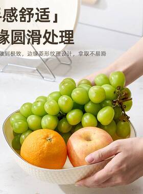 轻奢奶油蛋糕碟家用水果盘春节客厅茶几瓜子干果碟餐桌吐骨碟盘子