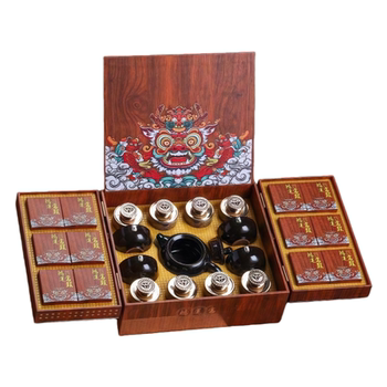 带茶具！鸿运当头高档茶叶礼盒装券后49.9元包邮