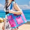 Beach swimming bag portable mesh bag portable large-capacity swimsuit storage bag fitness sports shoulder bag mesh