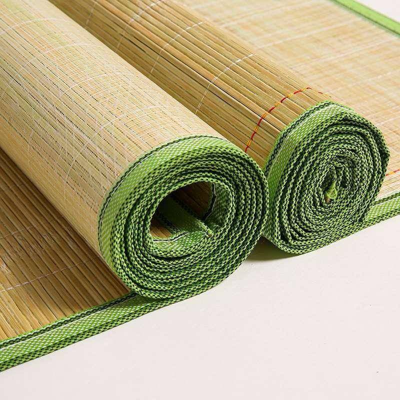 夏季天然凉席1.8双人床1.5米凉席子老式凉席0.9m学生宿舍芦苇席 - 图1