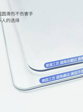 软玻璃PVC圆桌布 防水防油抗菌免洗台布 圆形餐桌垫桌面 现货