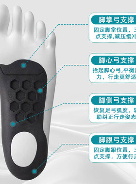 扁平足矫正鞋垫xo型腿足底矫形