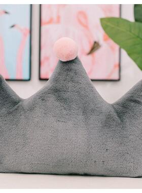 样板房儿童房公主房衣帽间抱枕软装饰品摆件粉色样板房女儿童房