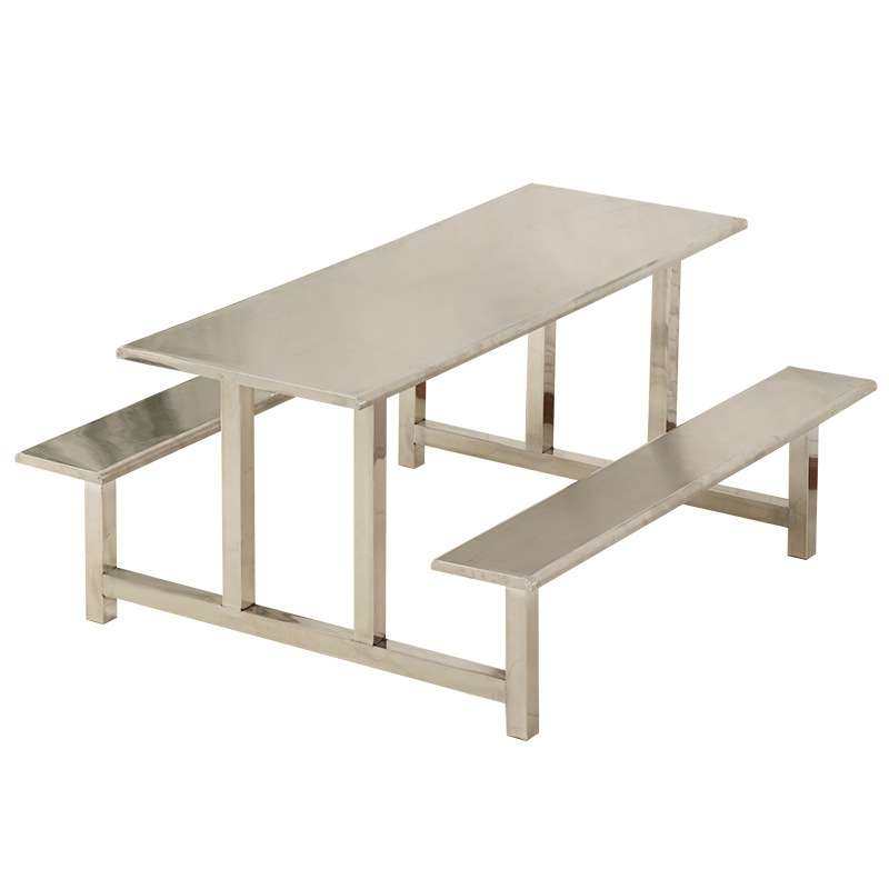 食堂餐桌椅不锈钢餐桌椅学校学生员工4-8人连体快餐桌椅饭堂餐桌,淘宝优惠券,粉丝福利购,淘宝优惠卷