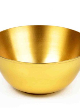 加厚铜碗摆件套装大小碗铜筷子铜勺子金饭碗家居装饰品摆设工艺品