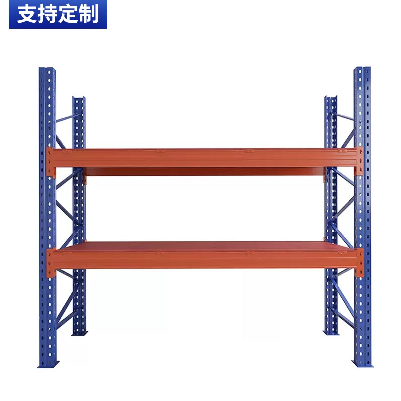 重型仓库加厚横梁式托盘叉车工厂库房高位立体库建材板材仓储货架 - 图3