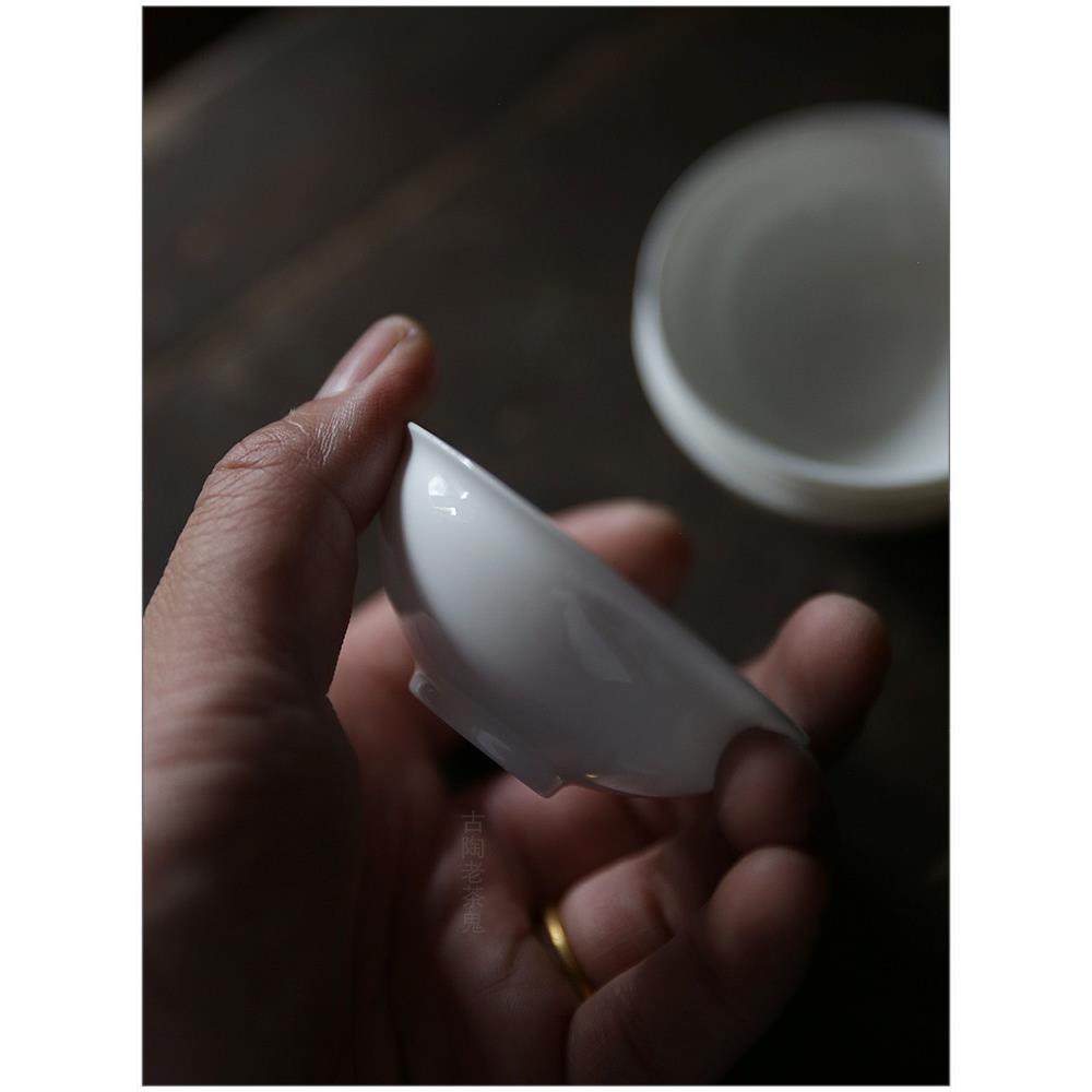 【骨瓷 工夫杯】工夫器 清代老杯覆刻 工夫茶 反口 轻薄胎 若深杯,淘宝优惠券,粉丝福利购,淘宝优惠卷