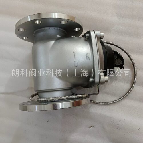 朗科316不锈钢电子远传法兰冷水表RS485远传水表光电直读DN80 - 图0