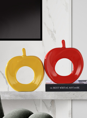 家居创意摆设陶瓷客厅儿童房网红房间桌上玄关电视酒柜装饰品摆件