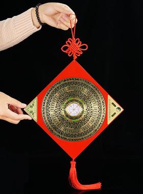 八卦罗盘挂件综合罗盘罗经仪指南针穿堂黄铜2寸3寸5寸6寸罗盘挂件