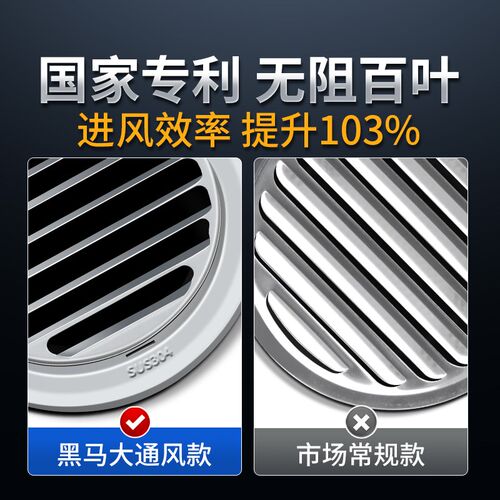 不锈钢风帽排气口出风罩油烟机烟管外罩J卫生间外墙出风口通风防 - 图0
