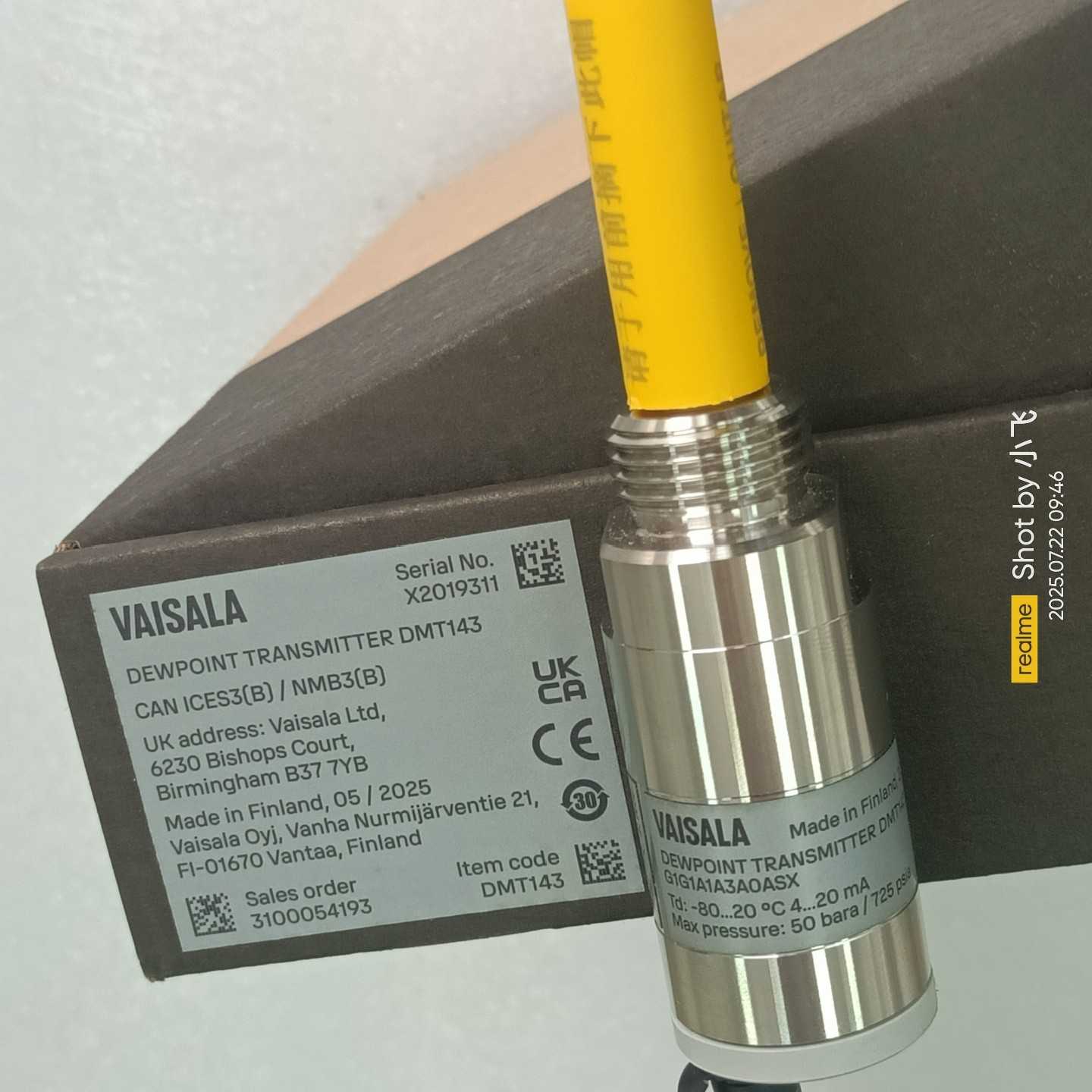 维萨拉DMT143湿度传感器,全新原装芬兰制造,带原厂包装盒--议价 - 图2