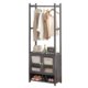Clothes rack floor-standing bedroom hanging rack household room hanging clothes rack multi-function integrated storage rack