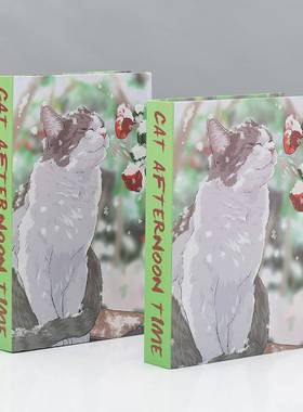 儿童绘画画类假书彷真书摆件样板间道具模型书套幼儿园创意摆设