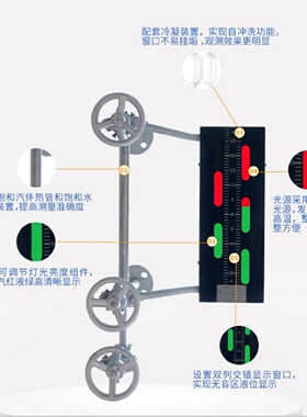 云母水位计锅炉水位计双色水位计汽包水位计双色液位计人造云母片