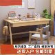 Chinese-style solid wood desk chairs for home primary and secondary school students writing study desk simple study computer desk bedroom bedside table