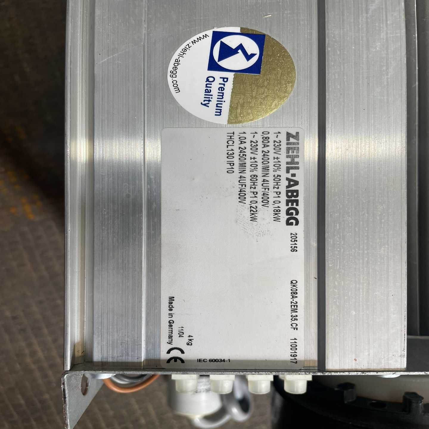 库存未使用德国ZIEHL-ABEGG风机，型号QK08A-2--议价商品 - 图3