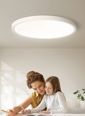 全光谱2023年吸顶灯led圆形简约现代风格阳台走廊房间餐厅主卧室