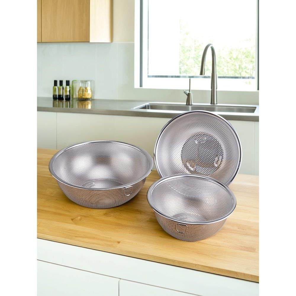 304不锈钢沥水篮洗菜盆漏盆 家用厨房滤水篮水果沥水盆淘米篮套装,淘宝优惠券,粉丝福利购,淘宝优惠卷