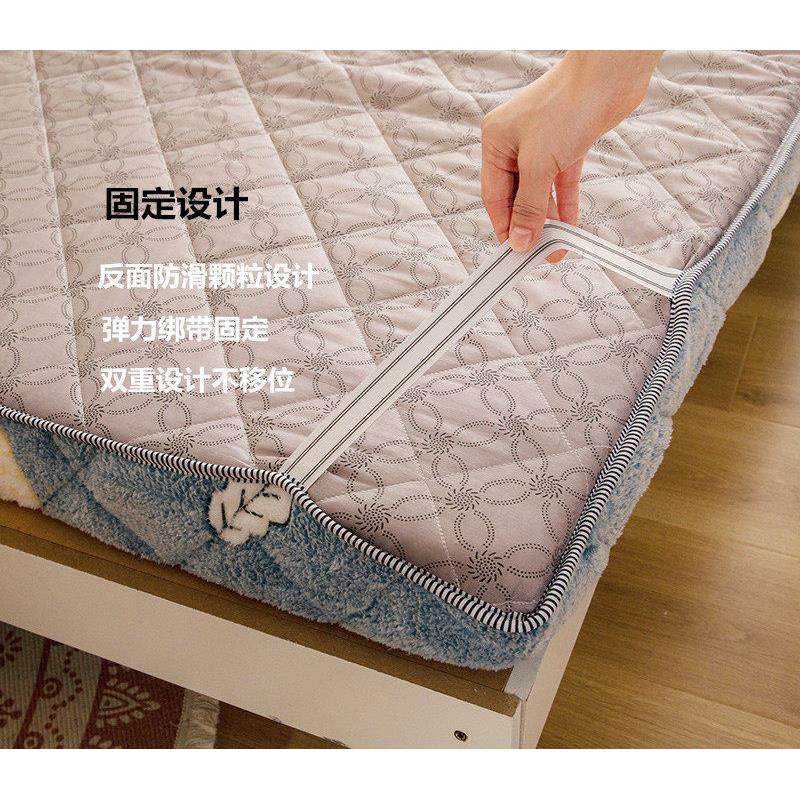 定制羊羔绒床垫软垫家用榻榻米宿舍单人租房专用加厚海绵垫被褥子,淘宝优惠券,粉丝福利购,淘宝优惠卷