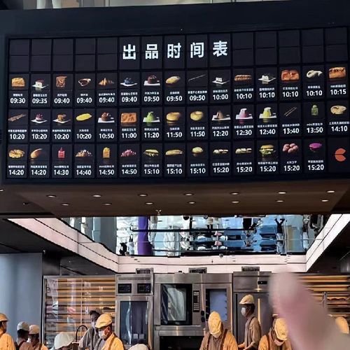 翻牌墙机械动态翻页广告招牌面包店奶茶店门头墙面海报翻页菜单 - 图1