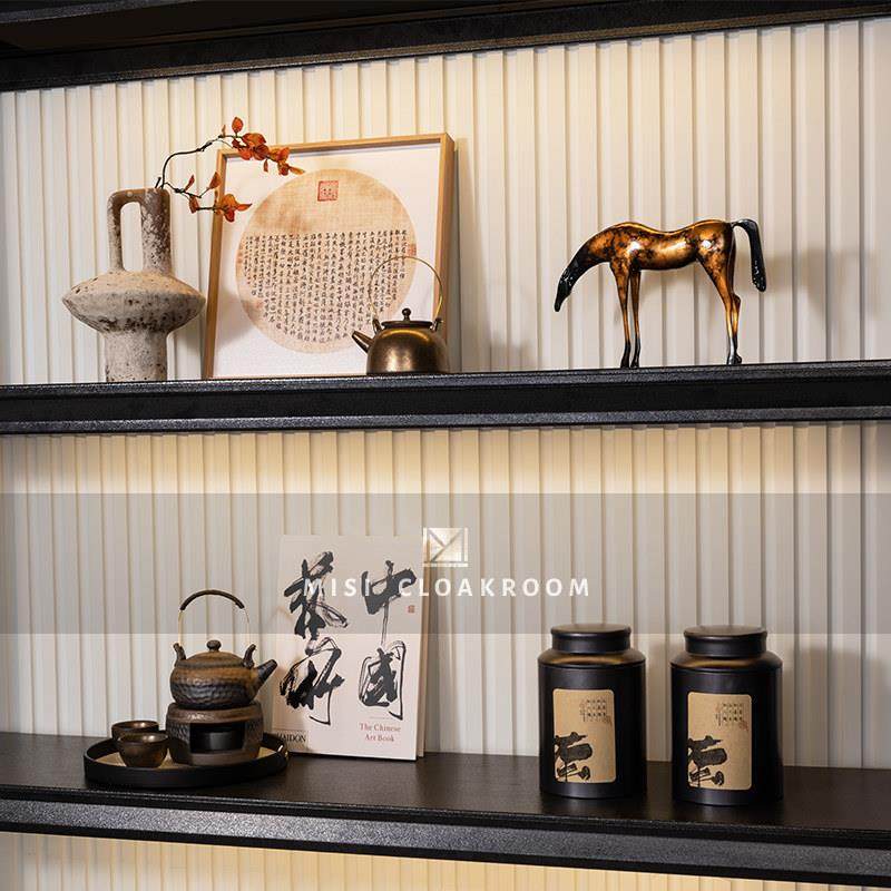 新中式样板房间装饰摆件售楼部展厅客厅书房茶室软装组合茶具套装,淘宝优惠券,粉丝福利购,淘宝优惠卷