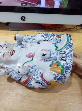 五子登科景德镇陶瓷摆件五子佛笑口弥勒佛多子佛客厅摆设工艺品
