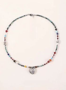 【新品】心念项链高级感大气高档爱心吊坠秋冬优雅风毛衣链配饰女