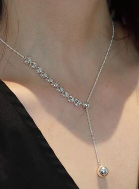 流苏麦穗项链女轻奢小众设计时尚气质百搭灵动优雅知性温婉锁骨链