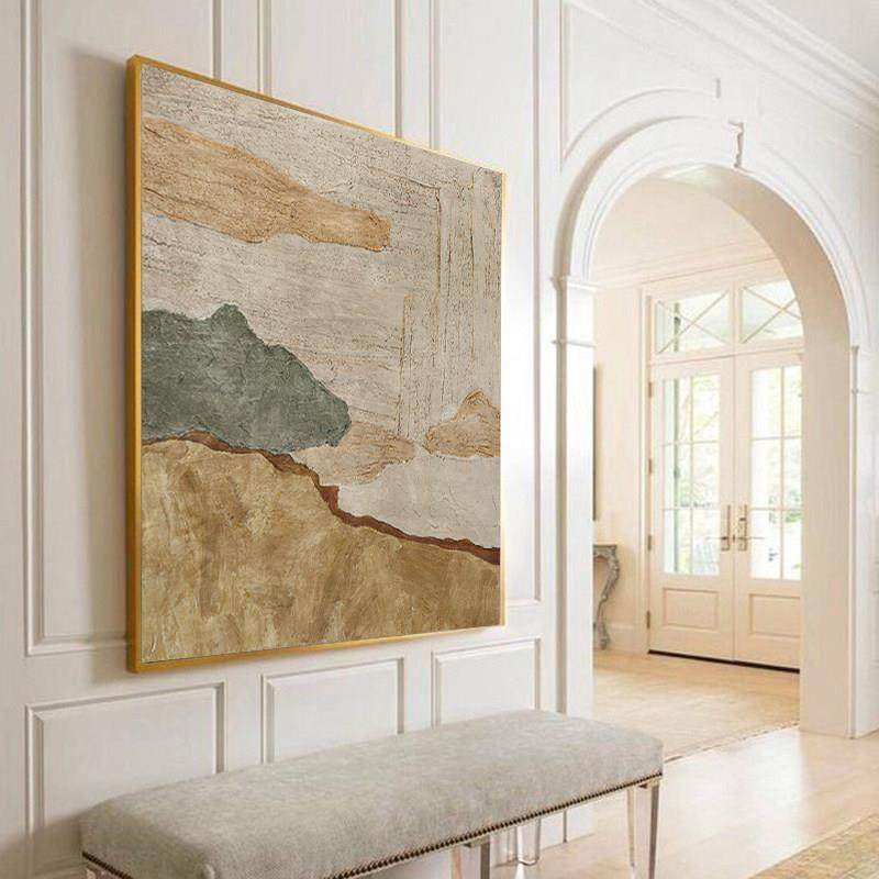 客厅沙发餐厅背景墙装饰画现代轻奢北欧侘寂赤贫风抽象挂画,淘宝优惠券,粉丝福利购,淘宝优惠卷