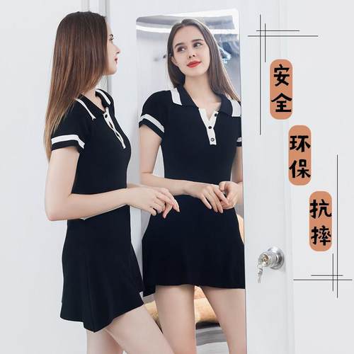 定制亚克力镜子高清贴墙自粘软镜子全身镜穿衣镜贴柜门贴纸软玻璃 - 图2