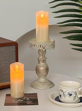 枝悟 覆古做旧鸟笼摆件 小众家居装饰烛台 婚庆桌面布置道具