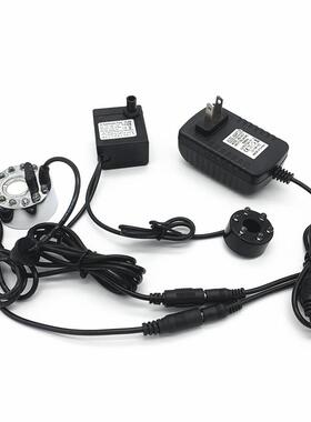 假山流水喷雾造雾器水泵抽水循环雾化一体机茶盘鱼缸盆景流水造雾