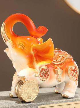 泰国酒柜吸水大象招财象客厅象摆件摆设品小家居工艺品装饰品小象