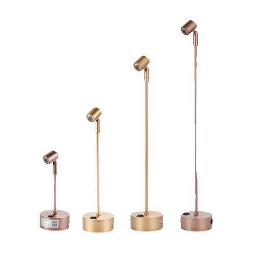 led无线可充电3W射灯玻璃柜台射灯珠宝展柜灯展示立杆首饰展会灯 - 图3