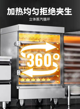 蒸饭柜商用全自动蒸柜炉燃气蒸车
