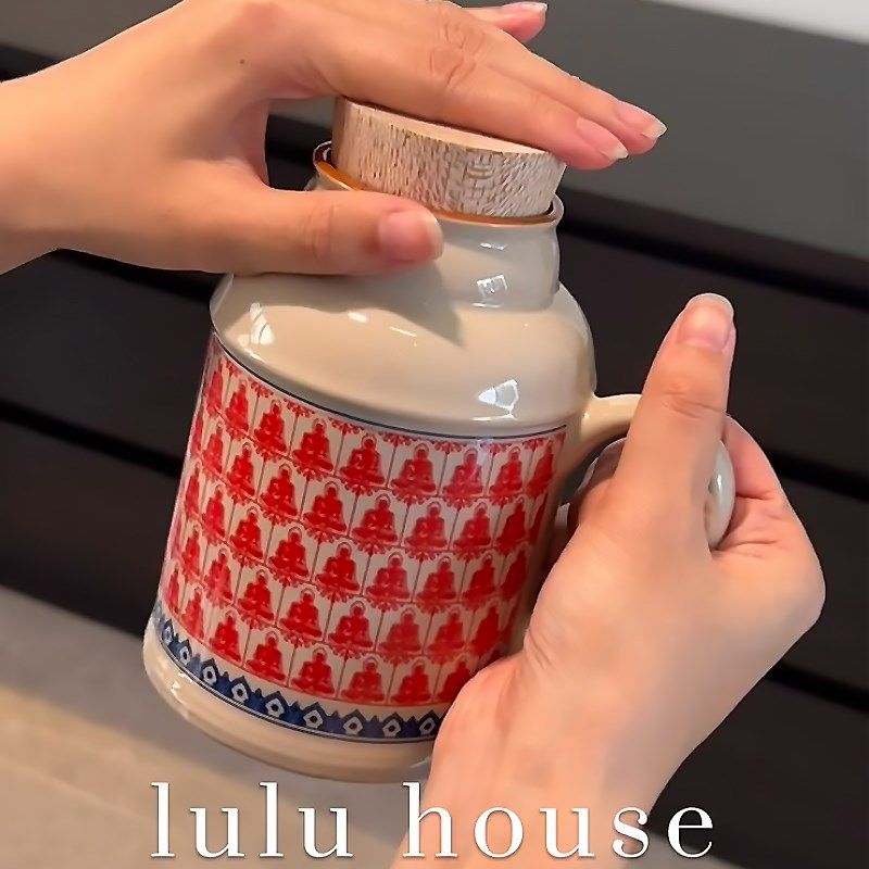 国风暖壶陶瓷茶杯小型保温水杯女新款高颜值办公室专用闷茶养生壶,淘宝优惠券,粉丝福利购,淘宝优惠卷