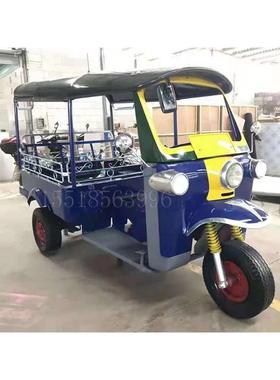 泰国三轮车突突车复古摆件商场美陈网红打卡酒吧餐厅酒店造景装饰