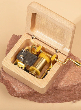 木质音乐盒八音盒鸟之诗定制儿童小女童女孩生日女生创意毕业礼物