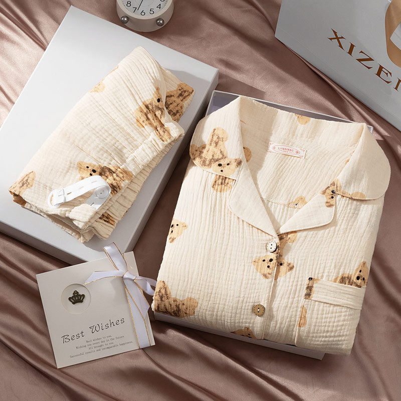 A类纯棉纱布月子服夏季薄款产后大码孕妇睡衣喂奶春秋哺乳家居服,淘宝优惠券,粉丝福利购,淘宝优惠卷