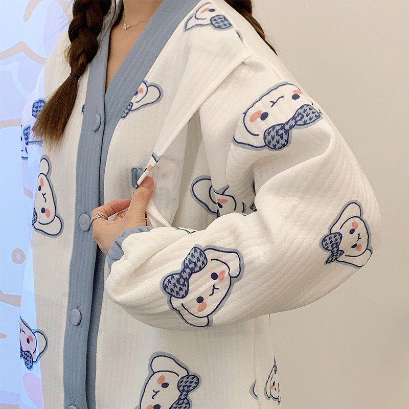 秋冬季月子服春秋产后十月份10空气棉孕妇孕期睡衣哺乳居服套装,淘宝优惠券,粉丝福利购,淘宝优惠卷