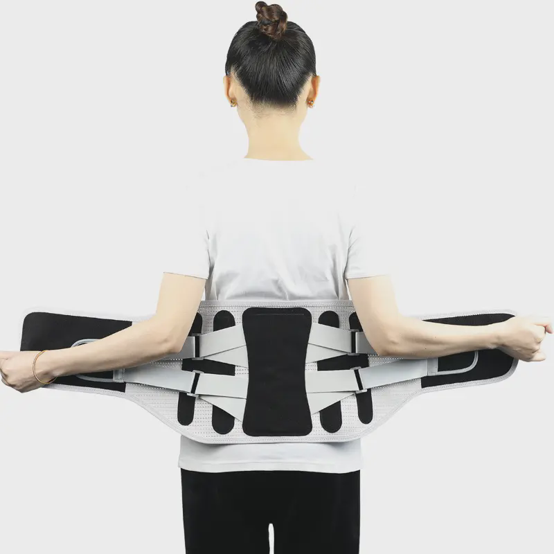 新款热压护腰带透气护腰可调节支撑腰部固定带健身钢板支撑护腰带,淘宝优惠券,粉丝福利购,淘宝优惠卷
