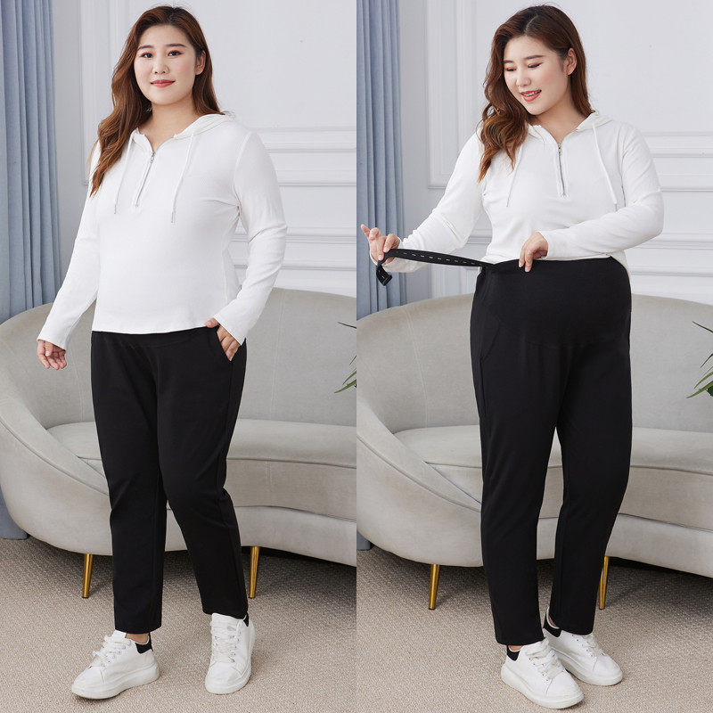 加肥加大码200斤孕妇春夏薄款外穿九分裤直筒打底裤秋冬加绒,淘宝优惠券,粉丝福利购,淘宝优惠卷