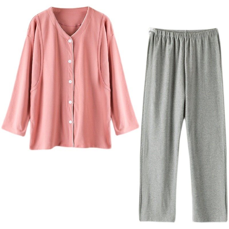 月子服产后纯棉春秋冬季孕妇哺乳睡衣套装喂奶居服10月份11加厚,淘宝优惠券,粉丝福利购,淘宝优惠卷